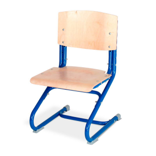 Растущий детский стул Дэми СУТ-01-01 фанера клен/синий